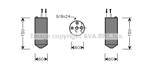 AVA QUALITY COOLING džiovintuvas, oro kondicionierius DND236